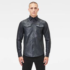 G-STAR RAW 3301 オーバーシャツ シープレザーシャツ