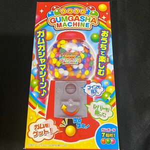 コロコロGUMGASHA MACHINE★ガムガシャマシーン★赤レッド★ガムボール7粒付