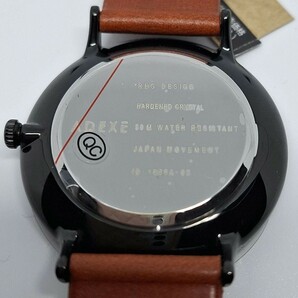 腕時計 アデクス ADEXE アナログ メンズ レディース ウォッチ ブラウン ブラック 1868A-02 クォーツの画像7
