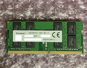 ◆送料無料◆【Kingston PC4-2666V】ノートPC用DDR4メモリ16GB