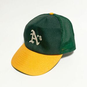 MLB ☆ オークランド アスレチックス キャップ メッシュ スナップバック L 56cm メジャーリーグ 野球 Oakland Athletics OTTO■SHW363