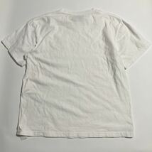 Netflix BEAMS コラボ ポケット Tシャツ ラバーロゴ ホワイト L シティー 古着 ビームス 人気 動画 コンテンツ ネットフリックス■SAP136_画像2