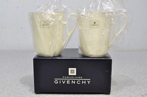 未使用■GIVENCHY yamaka JAPAN マグカップ ペア 2客 セット GB-60 ペアマグセット ジバンシイ　ジバンシー