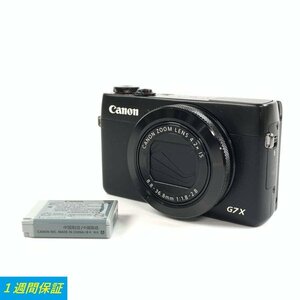 Canon PowerShot G7X キヤノン パワーショットコンパクトデジタルカメラ　バッテリー付き●1週間保証