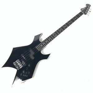 B.C.RICH B.C.リッチ WARLOCK エレキベース SeymourDuncan/BASS LINEピックアップ搭載 シリアルNo.R858396 黒系★現状品