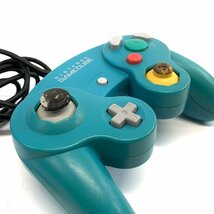 【10点/まとめ売り】NINTENDO GAMECUBE 任天堂 ゲームキューブコントローラー エメラルドブルー/クリア 状態説明あり＊ジャンク品【福岡】_画像9