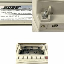 BOSE Acoustic Wave Stereo music system AW-1 ボーズ ラジカセ◆現状品_画像9