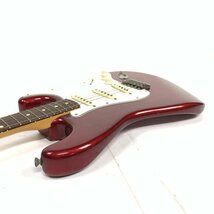 Fender Japan フェンダー ストラトキャスター エレキギター シリアルNo.JV17301 赤系★現状品_画像4