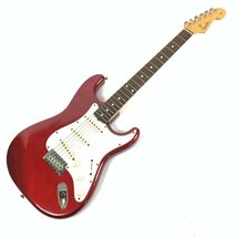 Fender Japan フェンダー ストラトキャスター エレキギター シリアルNo.JV17301 赤系★現状品_画像1