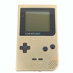 NINTENDO 任天堂 MGB-101 ゲームボーイライト GOLD ゲーム機本体＊現状品