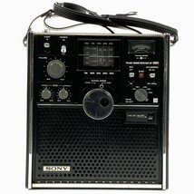 SONY ソニー ICF-5800 FM/AM 5BANDレシーバー ショルダーベルト付き◆現状品_画像1