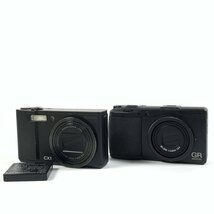 RICOH リコー CX1 / GR DIGITALⅡ コンパクトデジタルカメラ まとめ売り 2台セット　バッテリー×1付き●現状品_画像1