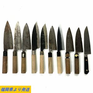 【和包丁等/まとめ売り】豊勝/堺匠/堺武守/豊貞/等 出刃包丁、三徳包丁等＊ジャンク品【福岡】