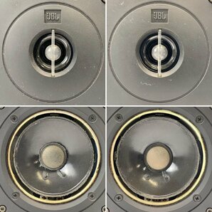 JBL CONTROL1 2WAYスピーカーペア 外寸＝幅155×高233×奥行140ｍｍ 音出しOK ※エッジ破損あり 状態説明あり◆ジャンク品【福岡】の画像3