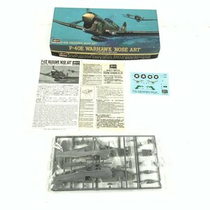 ハセガワ 1/72 P-40E WARHAWK NOSE ART ウォーホーク ノーズアート 戦闘機 プラモデル＊未使用品