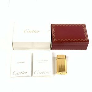 Cartier カルティエ ガスライター 製造番号:CA120114 n107349 取説/ケース/元箱付き＊ジャンク品