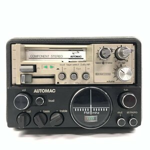 AUTOMAC CD-511 カーステ テープ/ラジオ カセットデッキ カーオーディオ○ジャンク品