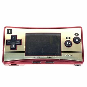 NINTENDO 任天堂 OXY-001 ニンテンドー ゲームボーイミクロ ハッピーマリオ20th FCカラー ゲーム機本体＊ジャンク品【GH】