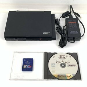 SONY ソニー SCPH-70000 PlayStation2 / HORI ホリ HP2-207 PS2 70000番 ゲーム機本体+モニターセット＊現状品