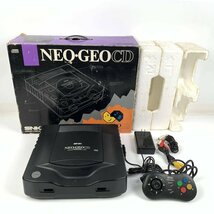 SNK NEOGEO-CD ネオジオCD ゲーム機本体 動作確認済み [コントローラー/元箱/他]付き＊現状品_画像1