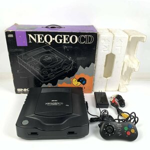 SNK NEOGEO-CD ネオジオCD ゲーム機本体 動作確認済み [コントローラー/元箱/他]付き＊現状品