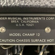 Fender USA フェンダー Champ 12 真空管ギターアンプ★現状品_画像7