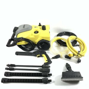 KARCHER K3 サイレント 高圧洗浄機 100V 50Hz仕様 高圧ホース/給水ホース/自吸ホース/ノズル他アタッチメント/トリガーガン付き＊現状品