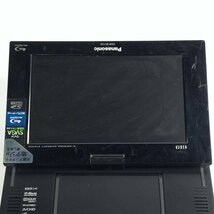 Panasonic パナソニック DMP-BV100 ポータブルBDプレーヤー 地デジTV付 B-CASカード/ACアダプターセット●ジャンク品_画像6