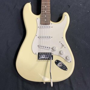 FERNANDES フェルナンデス ストラトタイプ エレキギター シリアルNo.FG08121372 クリーム系 ソフトケース付き★現状品の画像3