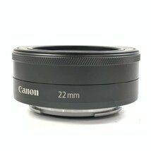 Canon EF-M 22mm F2 STM φ43mm キヤノン カメラレンズ　レンズキャップ×2付き●1週間保証【TB】_画像6