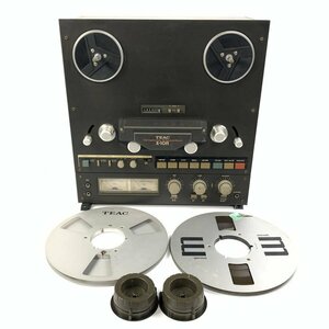 TEAC ティアック X-10R オープンリールデッキ オープンリールテープ(10号メタルリール)/空リール/大型リールアダプターx2付き◆現状品