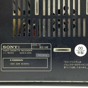 SONY ソニー WV-H6 Hi8/VHSビデオデッキ プレーヤー/レコーダー●現状品の画像8