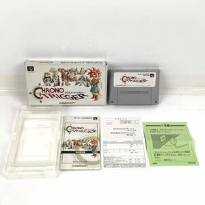 スクウェア SHVC-ACTJ-JPN SFC クロノ・トリガー スーパーファミコンソフト 箱説付き 箱耳あり◆現状品