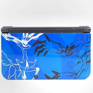 NINTENDO 任天堂 SPR-001 ニンテンドー3DS LL 本体 ポケモン ゼルネアス・イベルタル ブルー ゲーム機 難あり＊ジャンク品【GH】