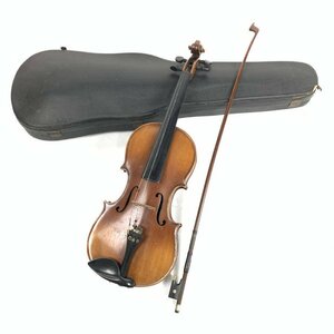 CONSERVATORY VIOLIN 1/2バイオリン Made in Germany [ラベルの表記から1716年製造かと思われます]　ハードケース/弓付き★ジャンク品