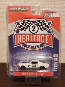 グリーンライト 1965 シェルビー GT-350 1/64 HERITAGE RACING 2 フォード マスタング