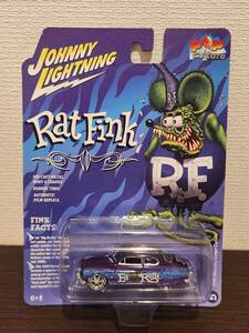 ジョニーライトニング 1949 マーキュリー クーペ カスタム 1/64 Rat Fink ラットフィンク