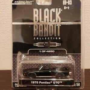 グリーンライト 1970 ポンティアック GTO 1/64 BLACK BANDIT ブラックバンディットの画像1