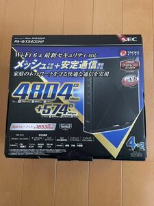 NEC Wi-Fiルーター Aterm PA-WX5400HP ［Wi-Fi 6］