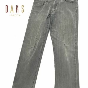 DAKS London★ダックス★オンワード 日本製（w85）ソフトジーンズ デニムパンツ/グレーの画像1