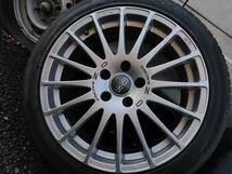 訳ありの品 OZ SUPERTURISMO GT-EVO 18インチ8Jインセット38　5穴PCD114.3、225/45R18タイヤ付4本セット【中古】_画像5