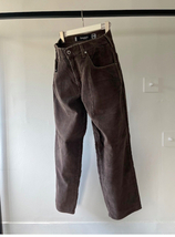 90年代 LEVI'S SILVER TAB 太畝コーデュロイ パンツ こげ茶 シルバータブ リーバイス BAGGY オリジナル 501 505 550 90s W32 レア 美品_画像1