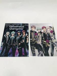 同梱可！ZOOL 『 劇場版アイドリッシュセブン 』『 Poisonous Gangster 』 クリアファイル 2種【2403】24