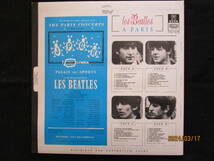 希少 ビンテージ レア 豪華見開きジャケ les Beatles A PARIS ビートルズ LPレコード Vinyl NEON Records 1964 1965 CONCERTS Olympia LIVE_画像2