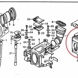 【送料無料】ホンダ純正 CB400F CB350F エアエレメント(エアクリーナー エアフィルター エアー キャブレター ヨンフォア フォーワン FOUR)の画像4