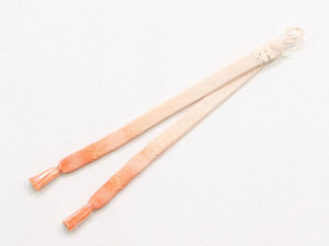 正絹平織り羽織紐(オレンジぼかし)
