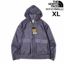 1円～!売切!【正規新品】THE NORTH FACE◆HERITAGE WIND JACKET フルジップ ウィンド パーカー US限定 ナイロン 防風 撥水(XL)紫②180915-5_画像3