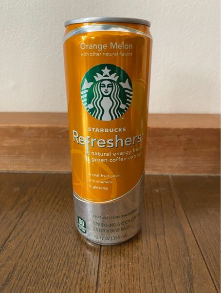 【廃盤】Starbucks Refreshers Orange Melon スタバ　ジュース　未開封　レア