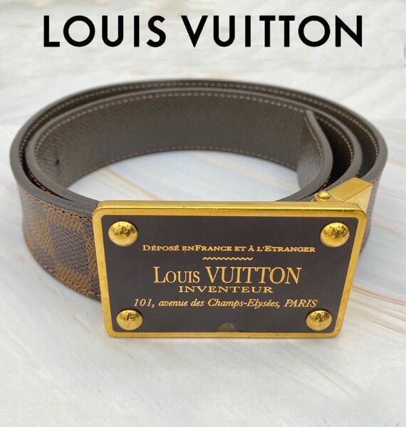 LOUIS VUITTON ルイ・ヴィトン サンチュール アヴァントゥール ダミエ ベルト M9677