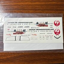 1/200 ハセガワ ボーイング737向け デカール 日本航空 ★JAL JTAプラモデル 8a decal_画像2